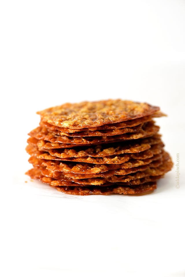 Oatmeal Lace Cookies | ยฉaddapinch.com